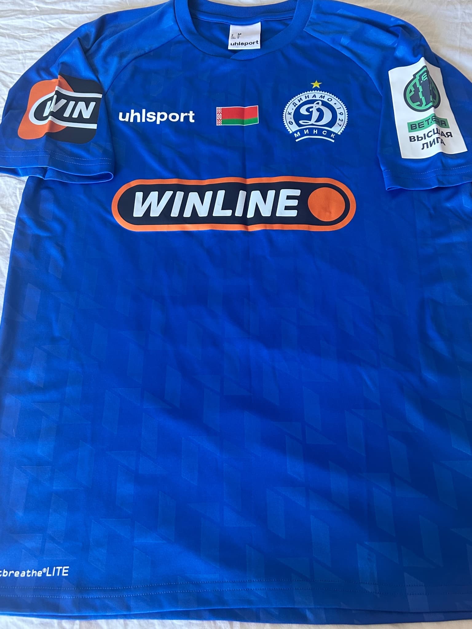 Matchworn shirt Dynamo Minsk