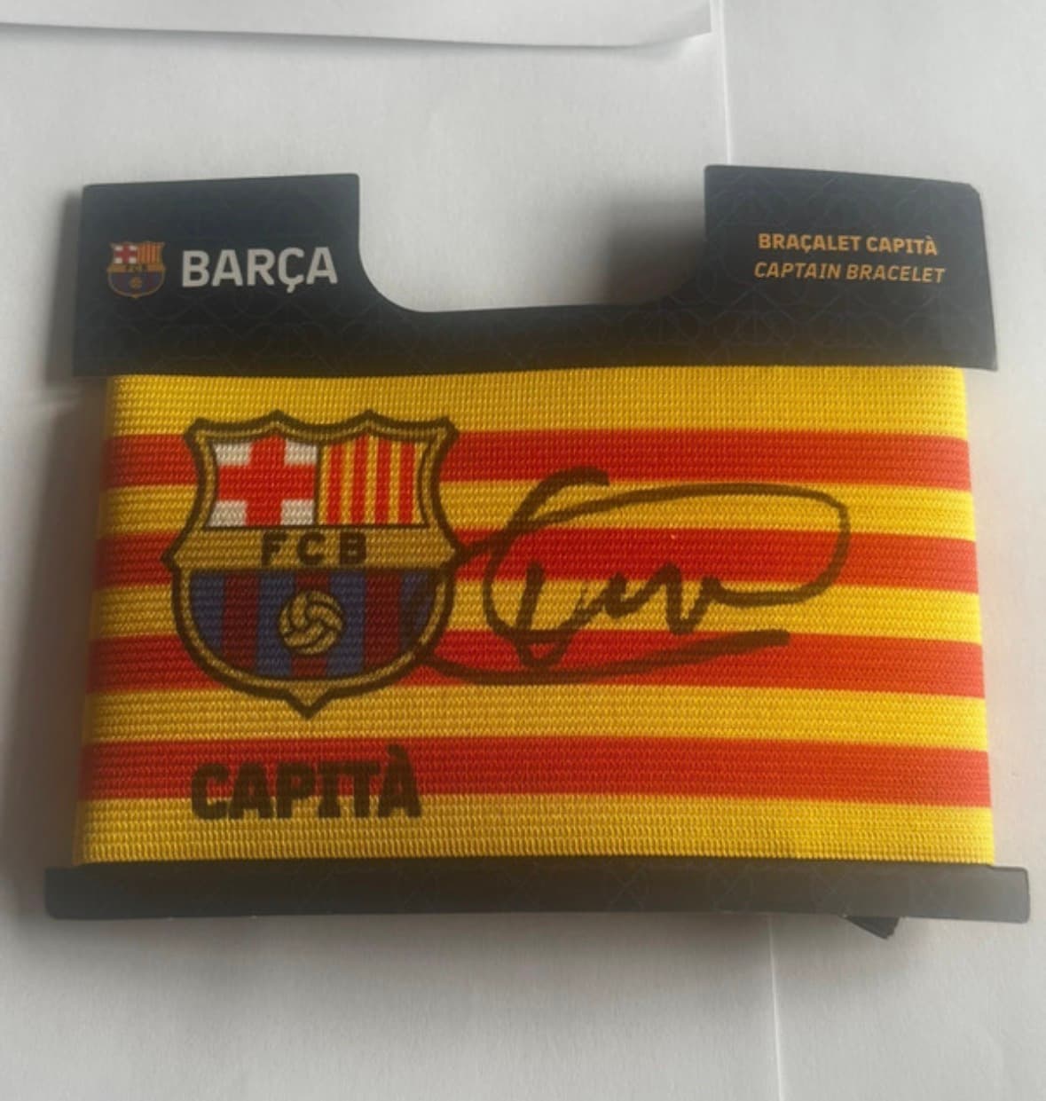 Ronald Koeman Signed captain armbrand