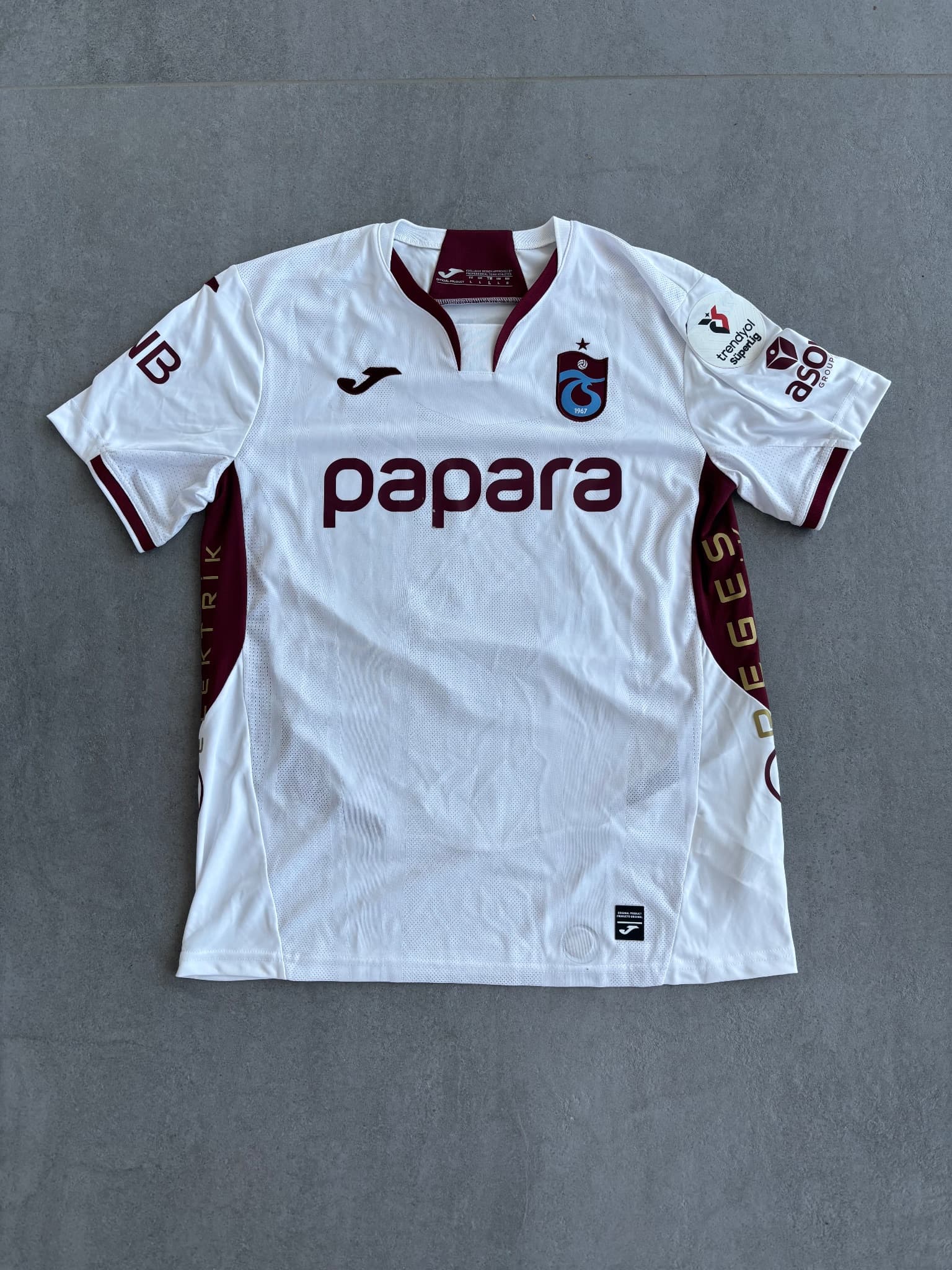 Trabzonspor, Tim JABOL-FOLCARELLI, signed, match-issued, coa