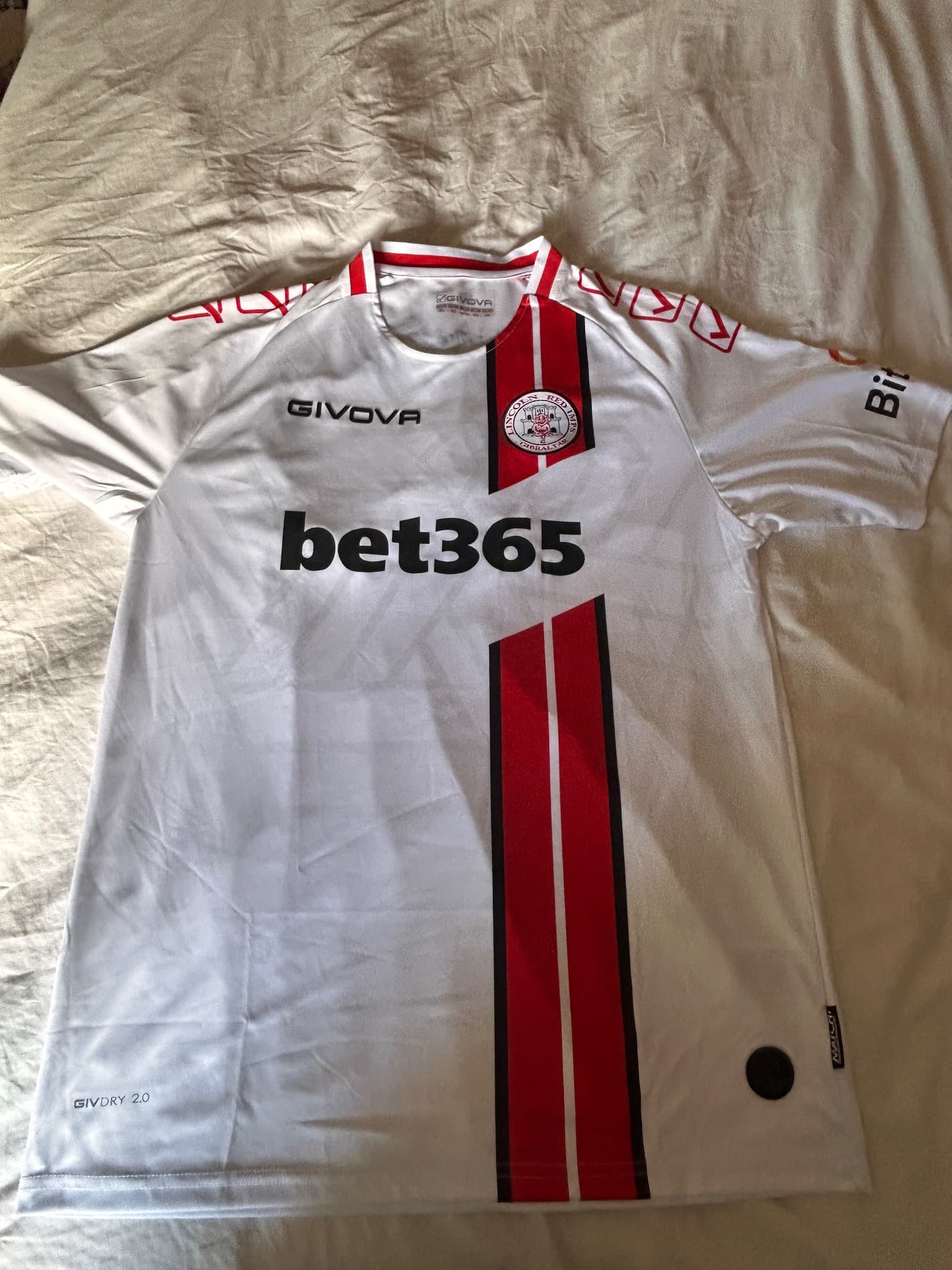 Matchworn shirt Lincoln Red Imps Gibraltar