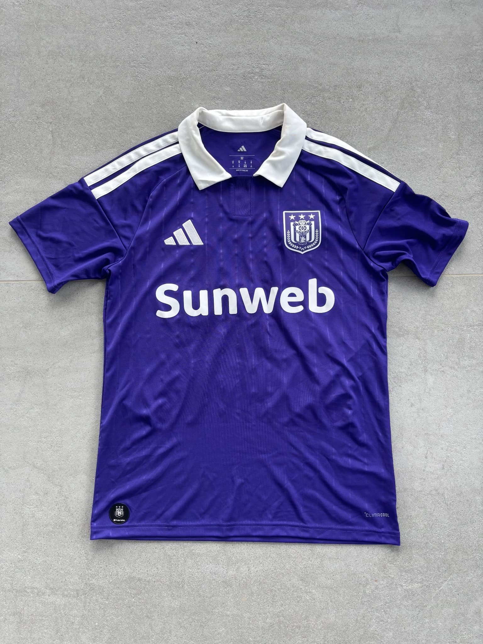 RSC Anderlecht, Enric LLASANA, signed, matchworn, coa