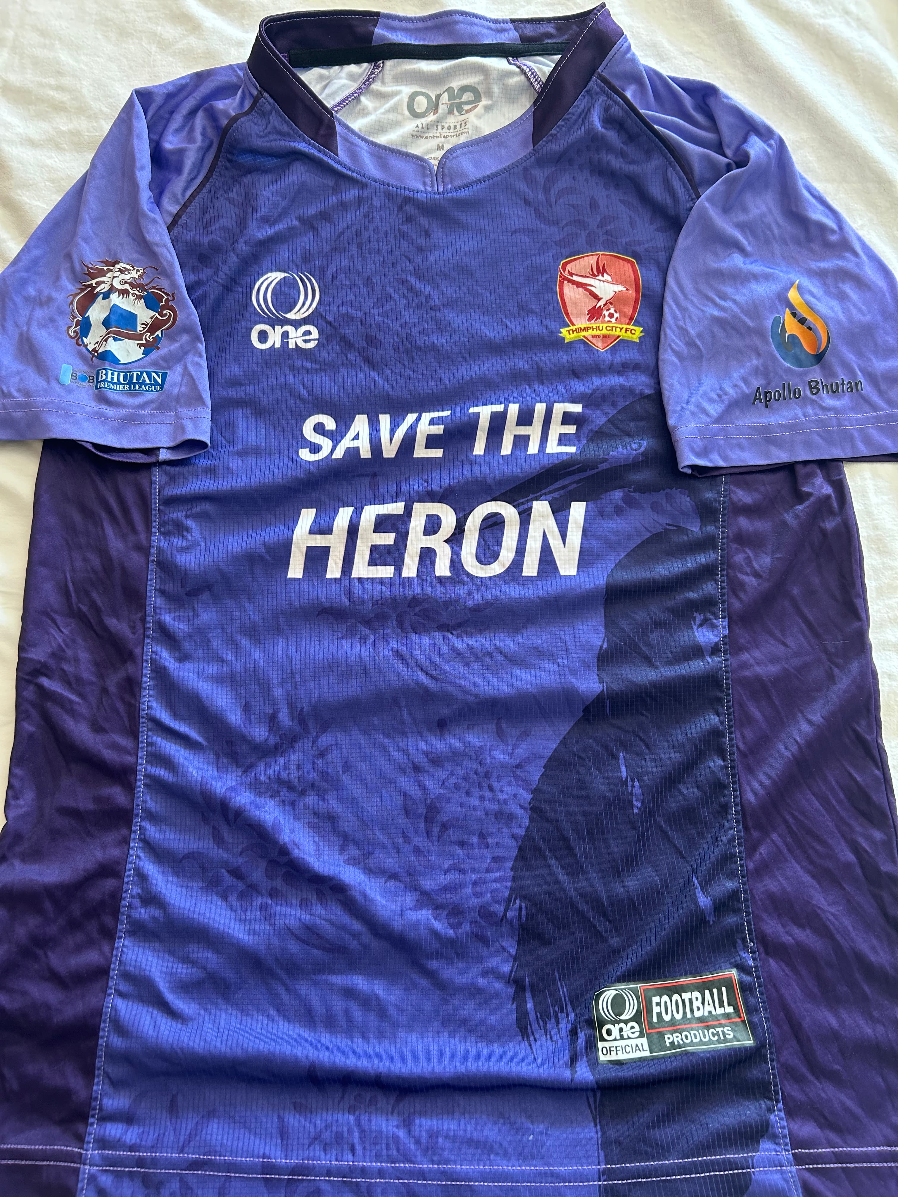 Matchworn shirt Thimphu City FC