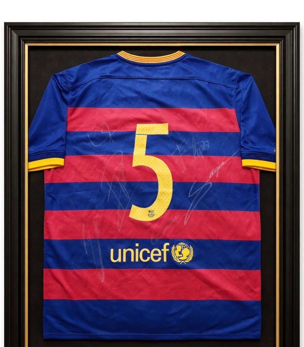 F.C.Barcelona Fan Shirt 2018/2019 Signed Players
