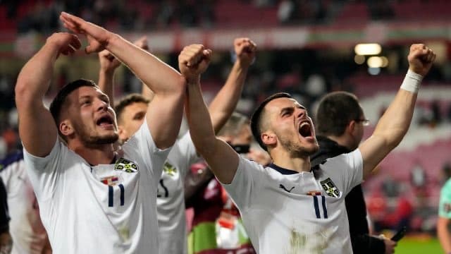 Serbia Luka Jović #11 – 2021 World Cup Qualifiers – Portugal vs Serbia