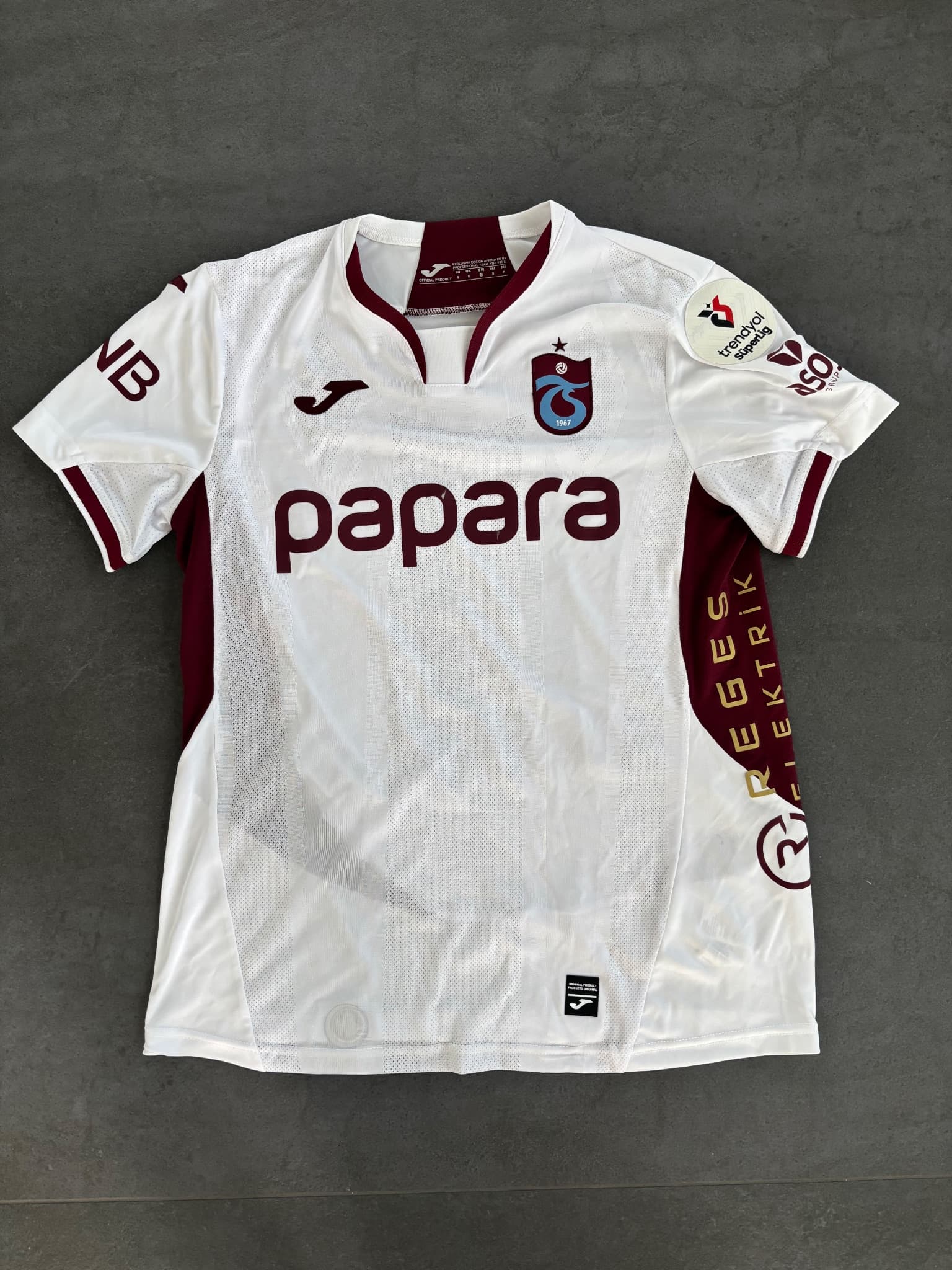 Trabzonspor, Onuralp CAKIROGLU, signed, match-issued, coa