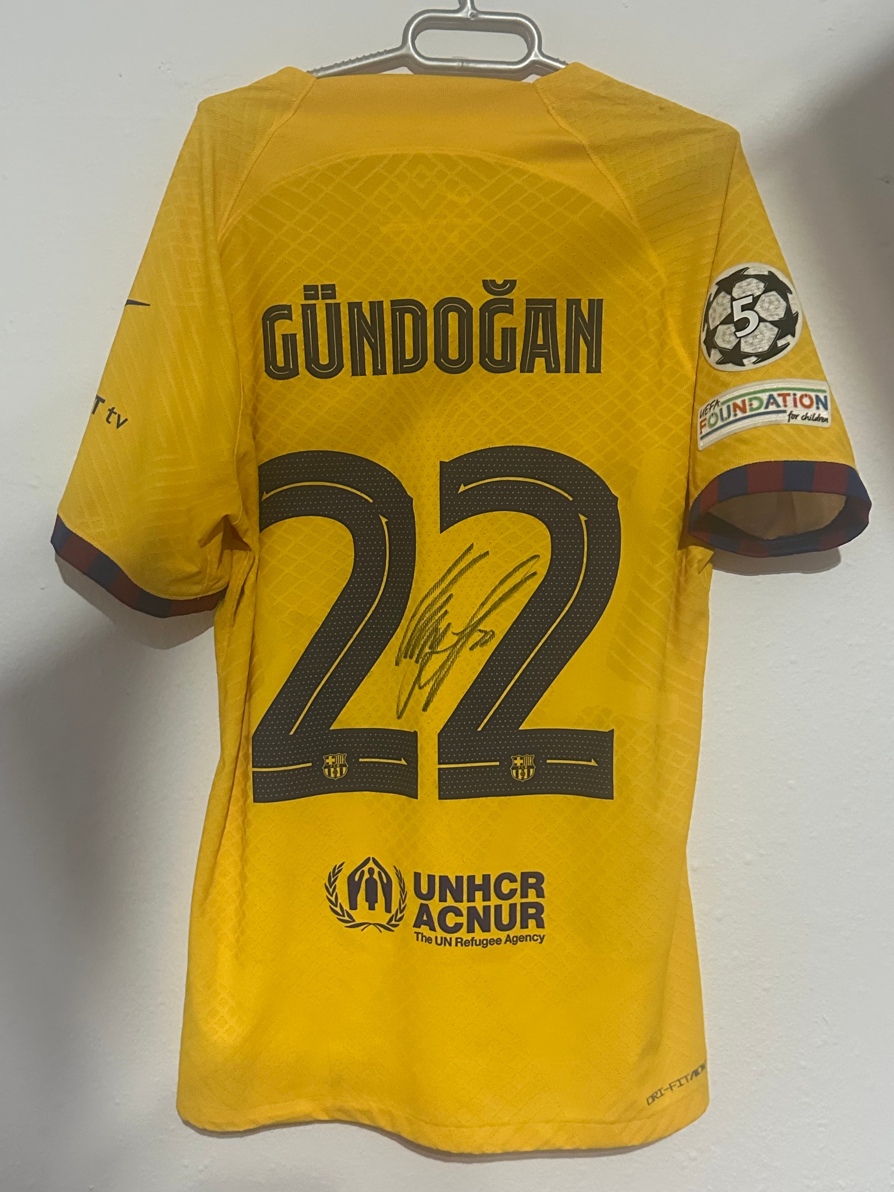 Ilkay Gündogan Matchworn shirt vs Oporto