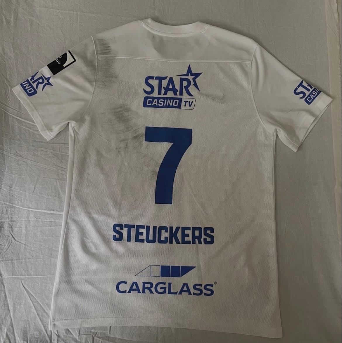 Matchworn shirt Jarne Steuckers Kaa Gent-Krc Genk