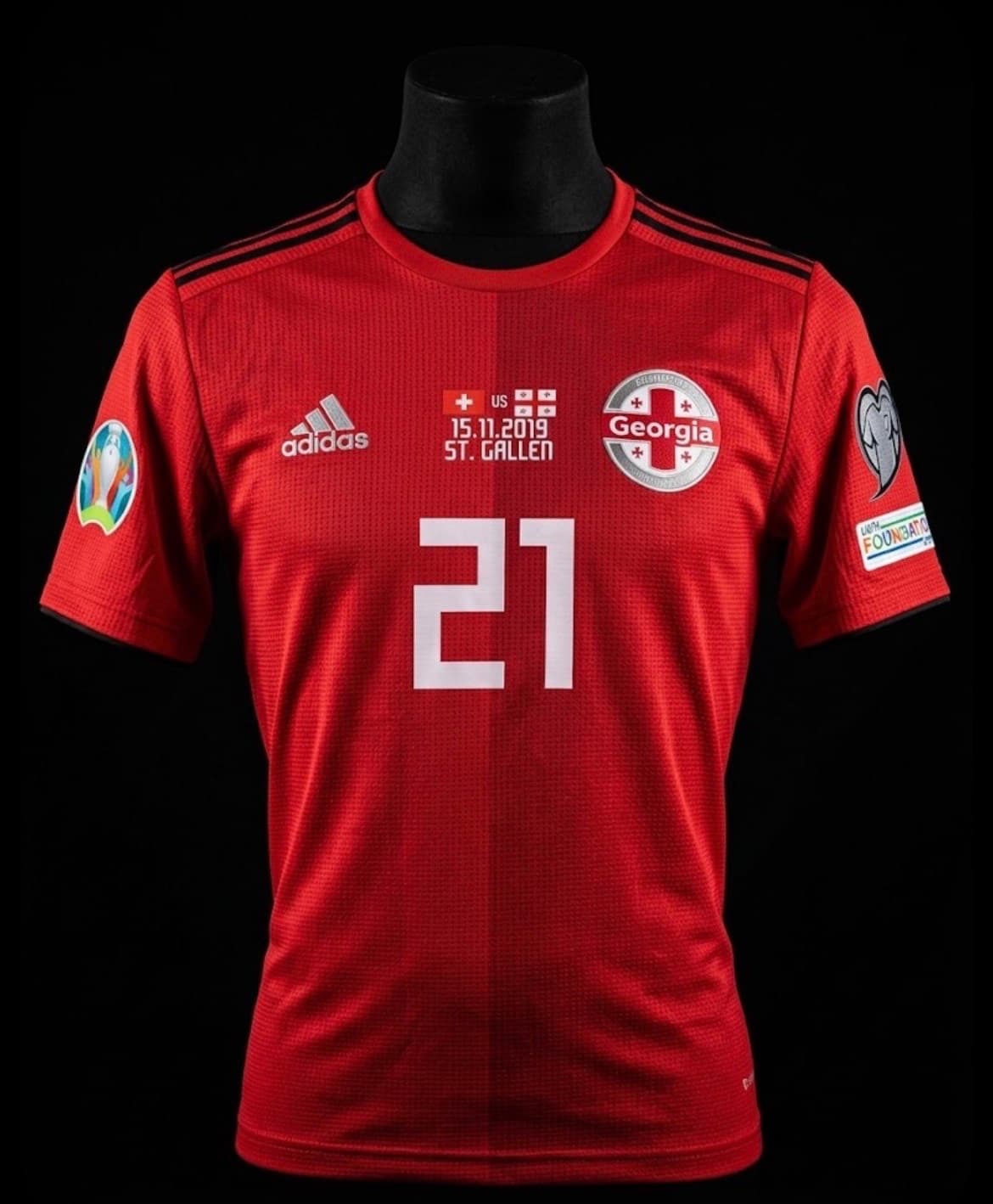 Matchworn shirt Georgië