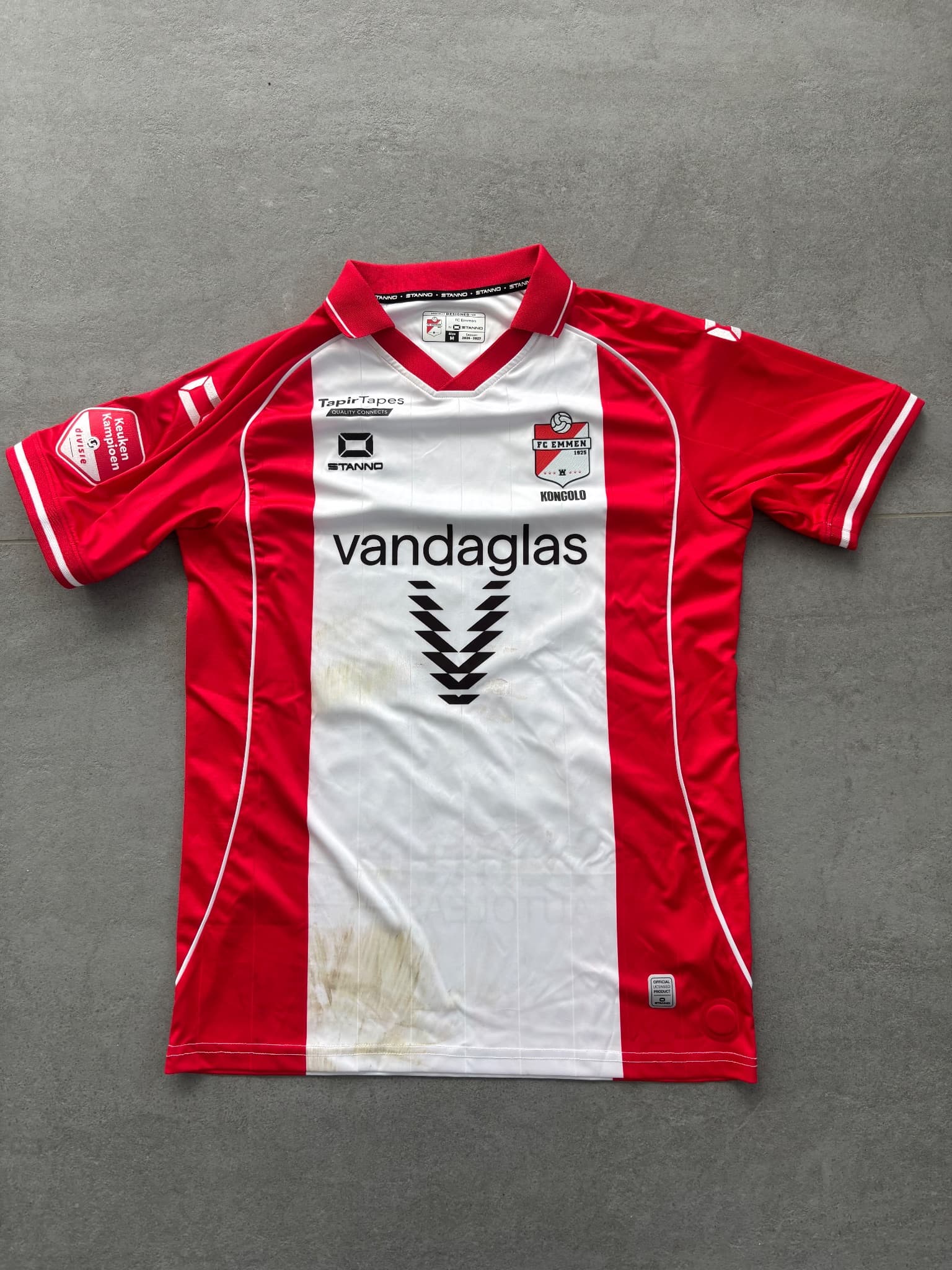 FC Emmen, Rodney KONGOLO, signed, matchworn, coa
