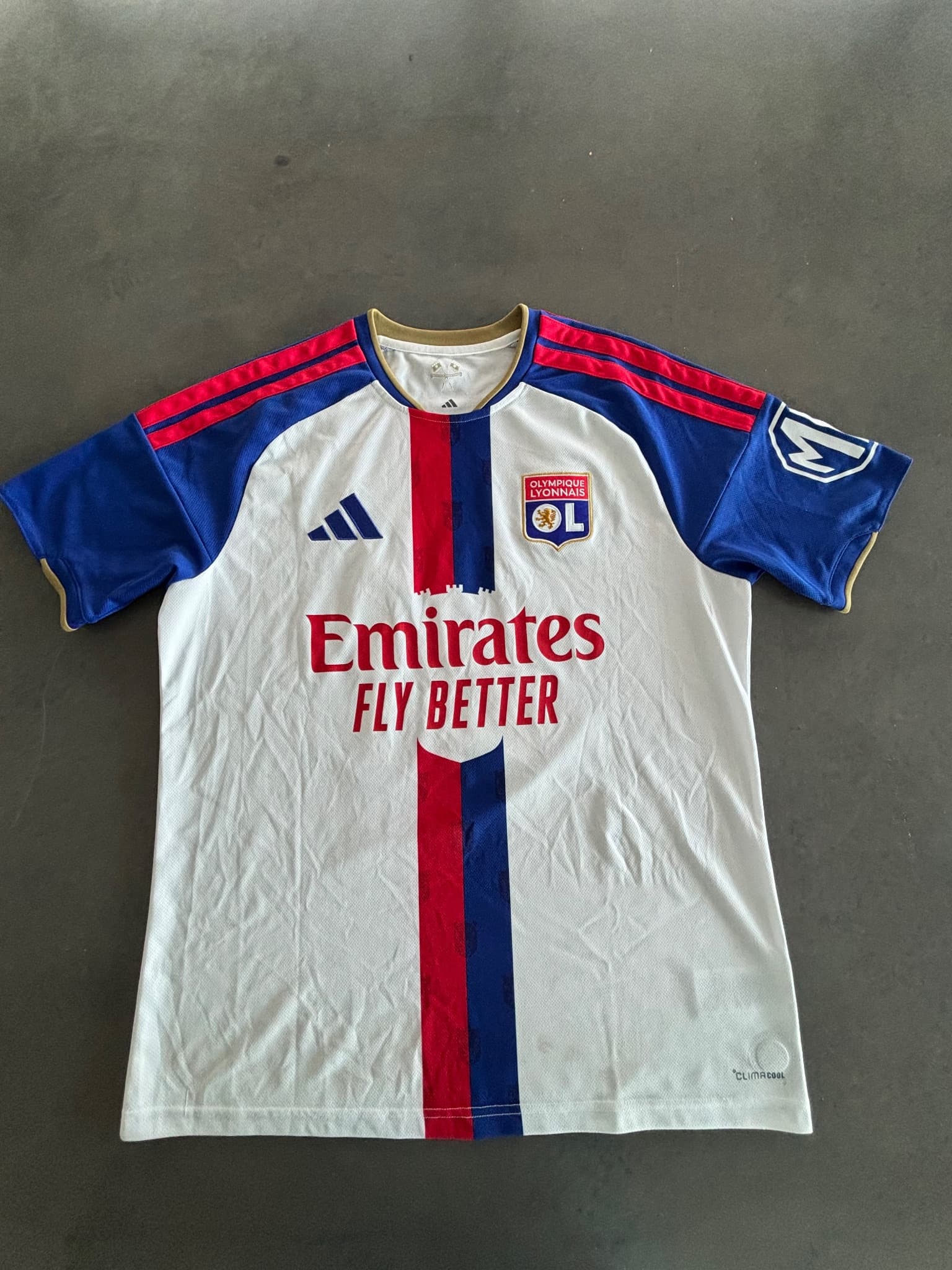Olympique Lyonnais, Ruben KLUIVERT, signed, matchworn, coa