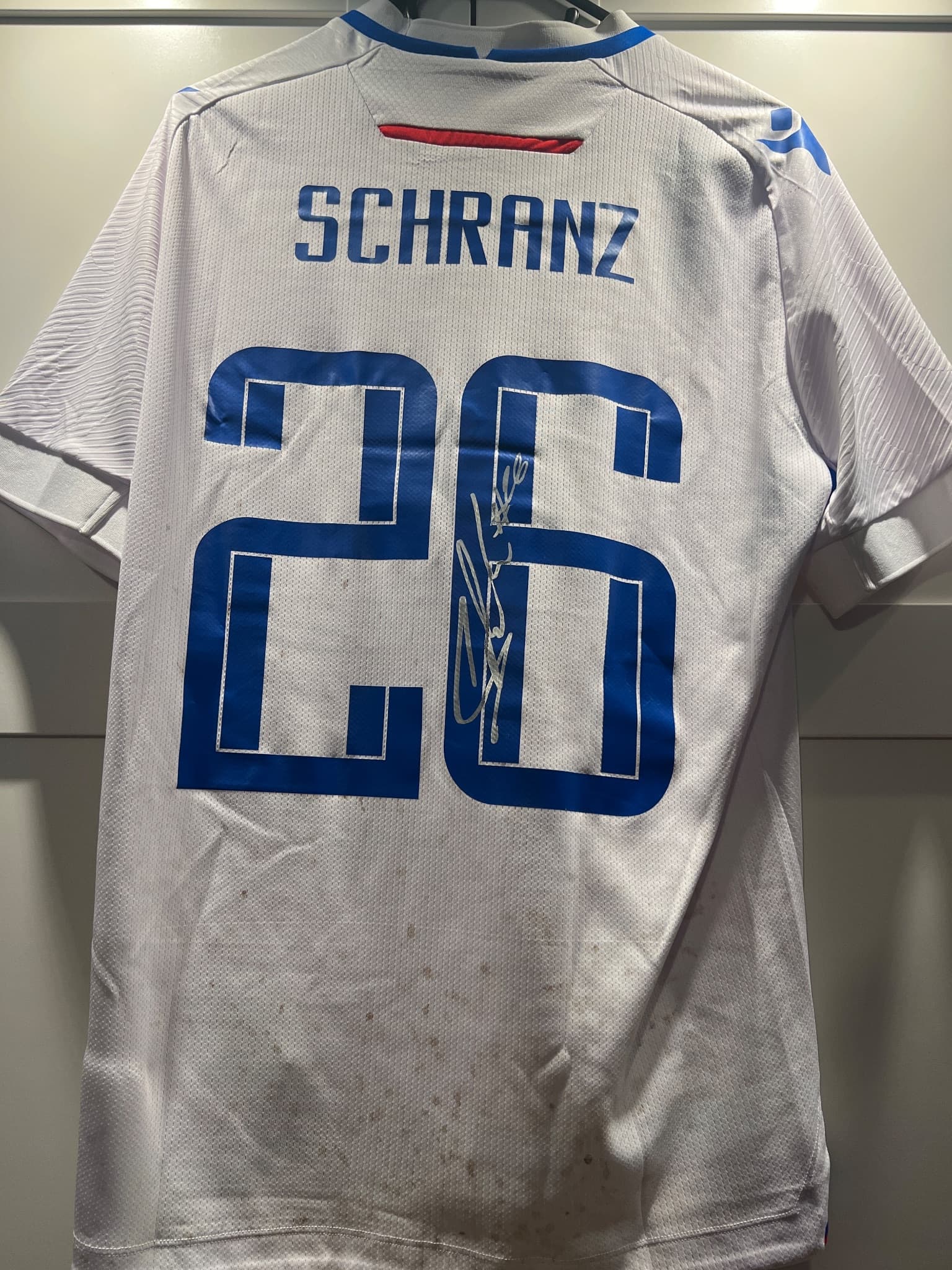 Ivan Schranz #26 Slovakia Match Worn & Signed Shirt – 07/06/2025