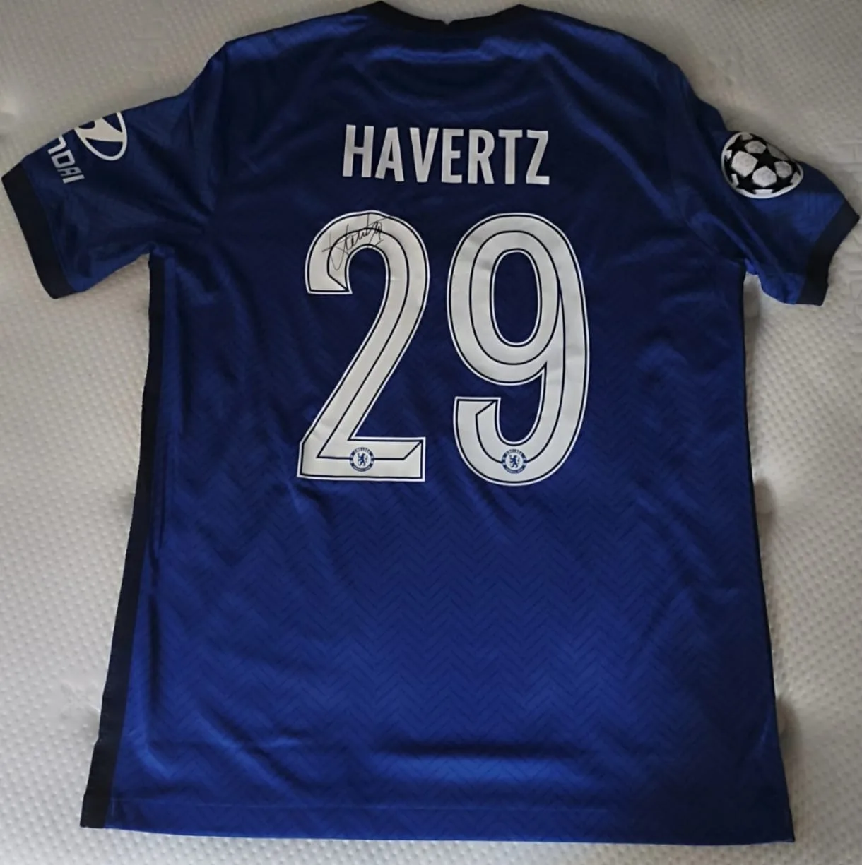 Kai Havertz UCL 2021 Final Signed Shirt