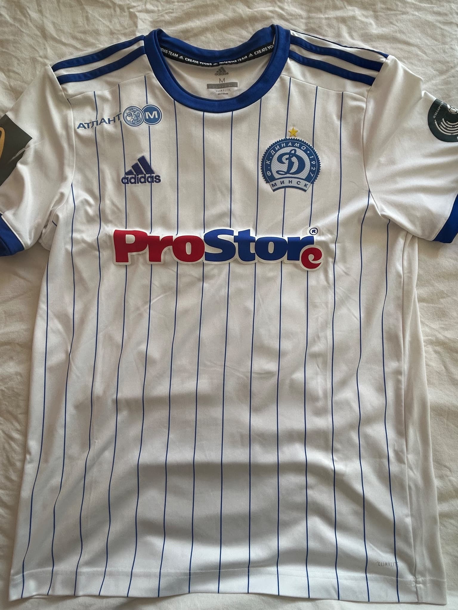Matchworn shirt Dynamo Minsk