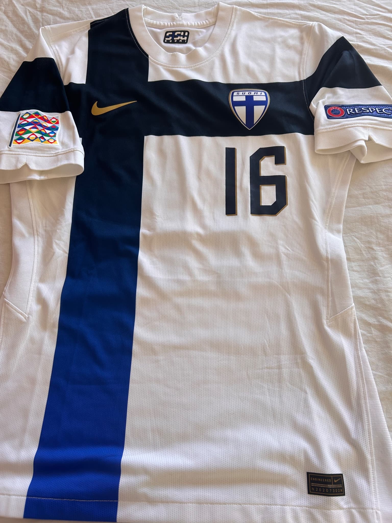Matchissue shirt Finland
