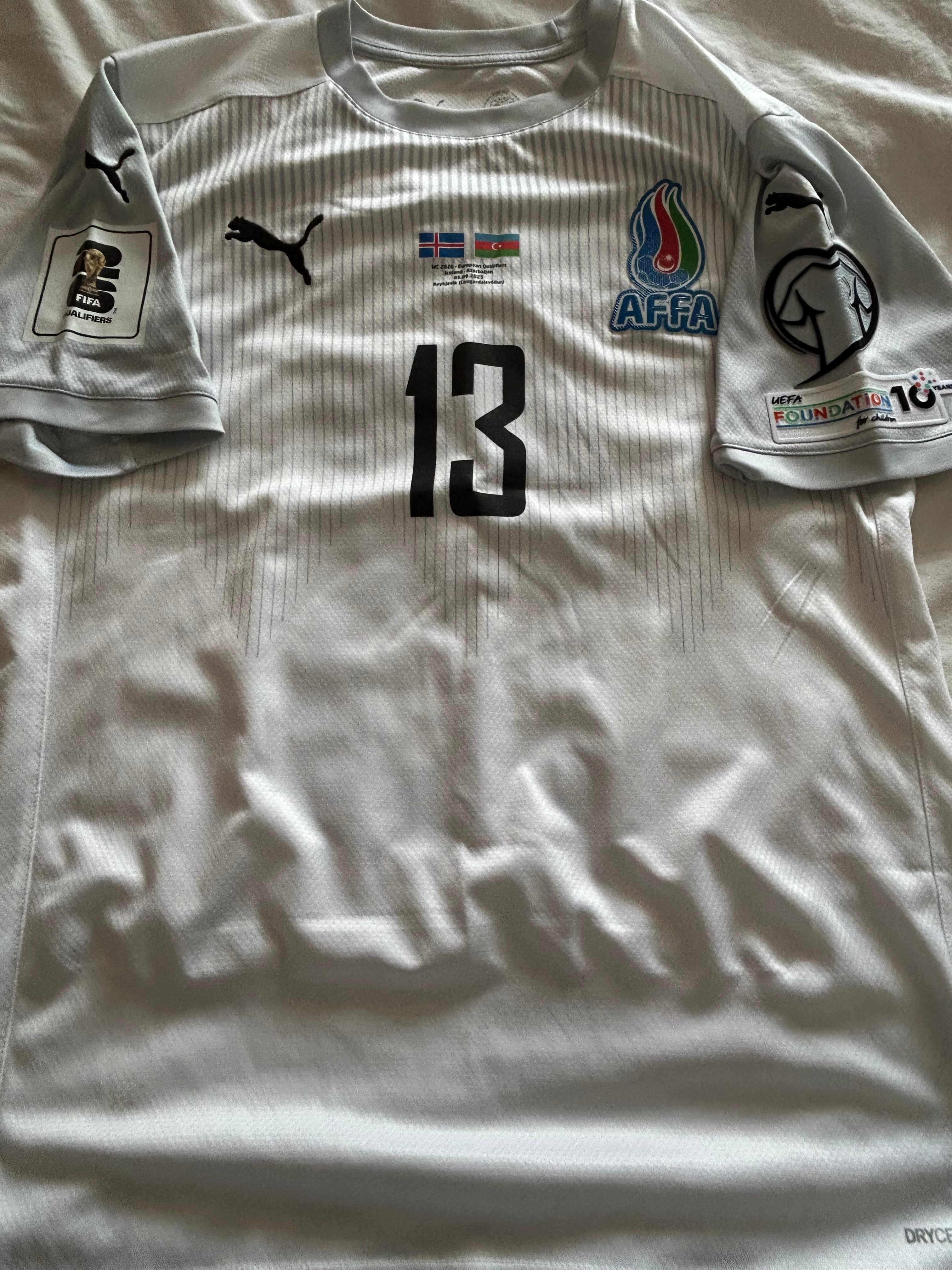 Matchworn shirt Azerbaijan
