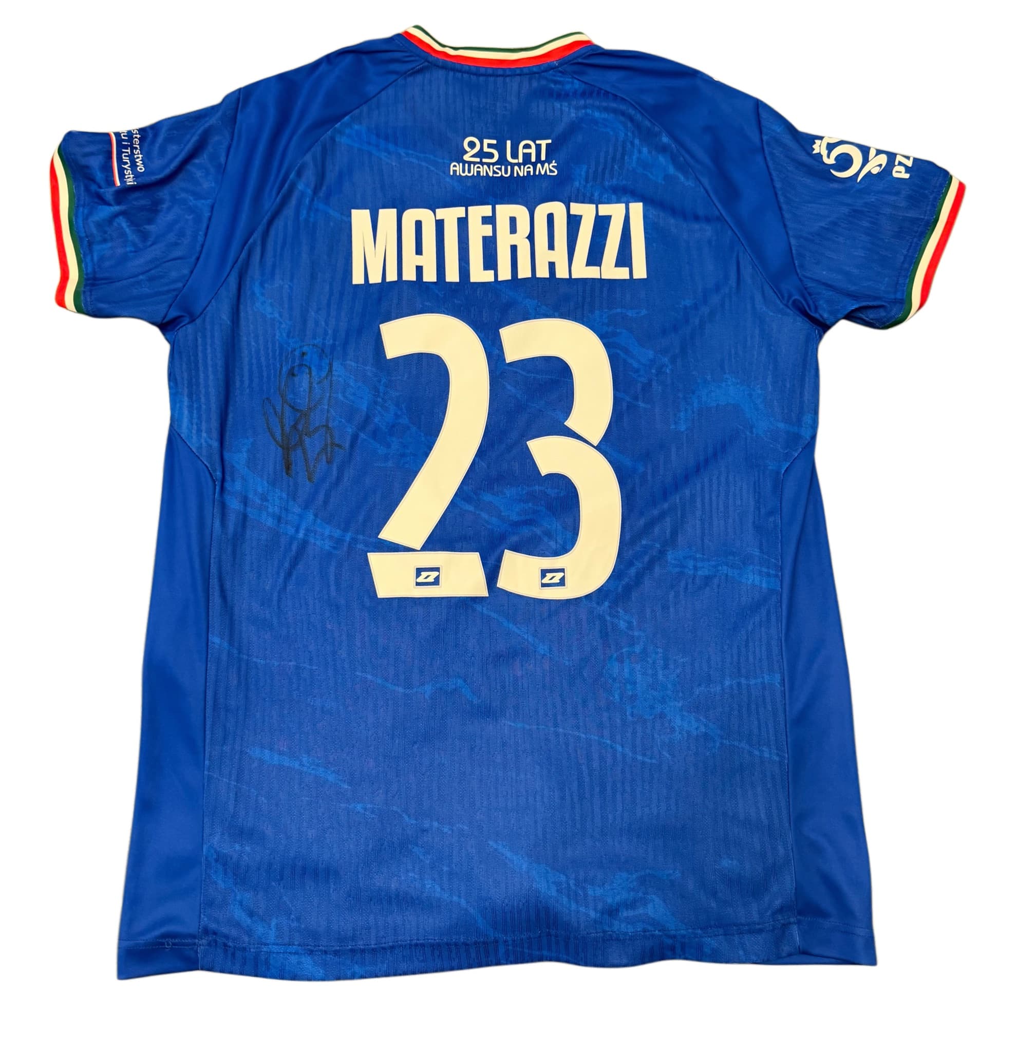 Marco Materazzi matchworn signed shirt