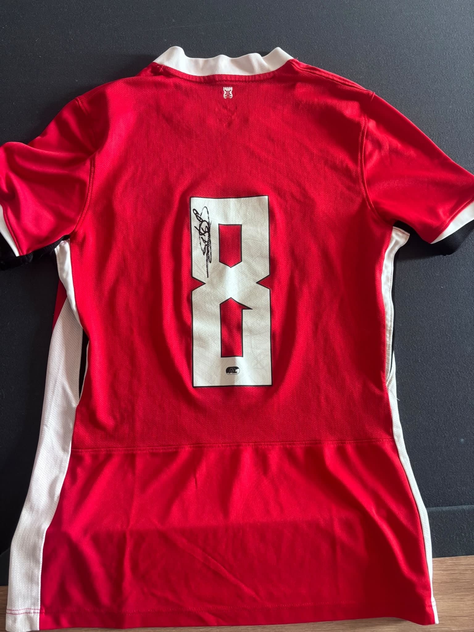 Az 23/24 signed shirt by Jordy Clasie