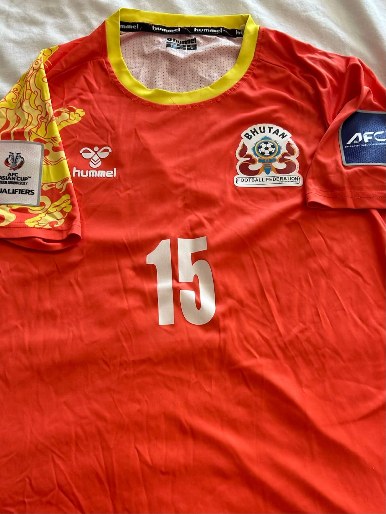 Matchworn shirt Bhutan