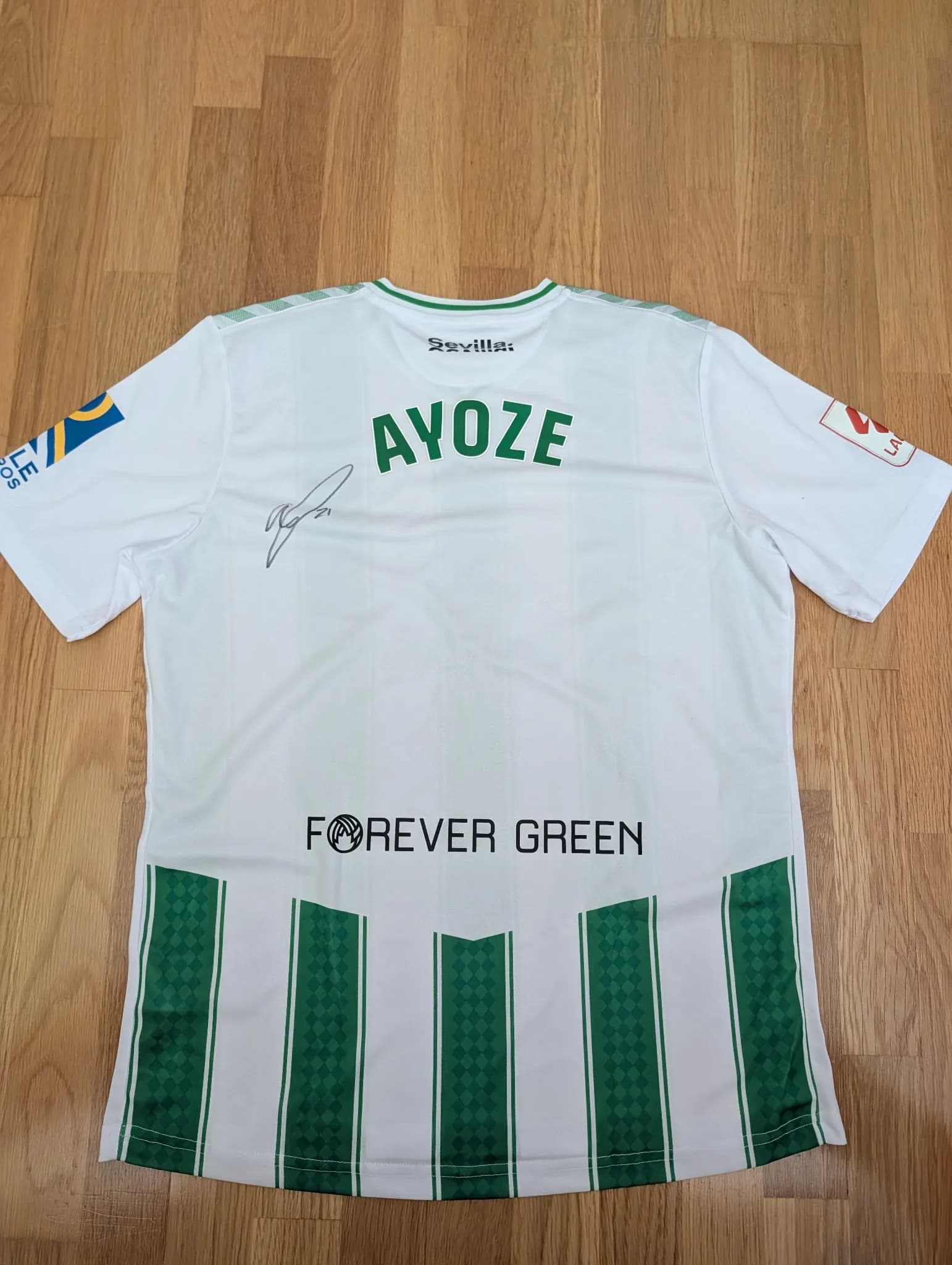 Camiseta Real Betis 2023/24 Ayoze Firmada Hummel - Talla L