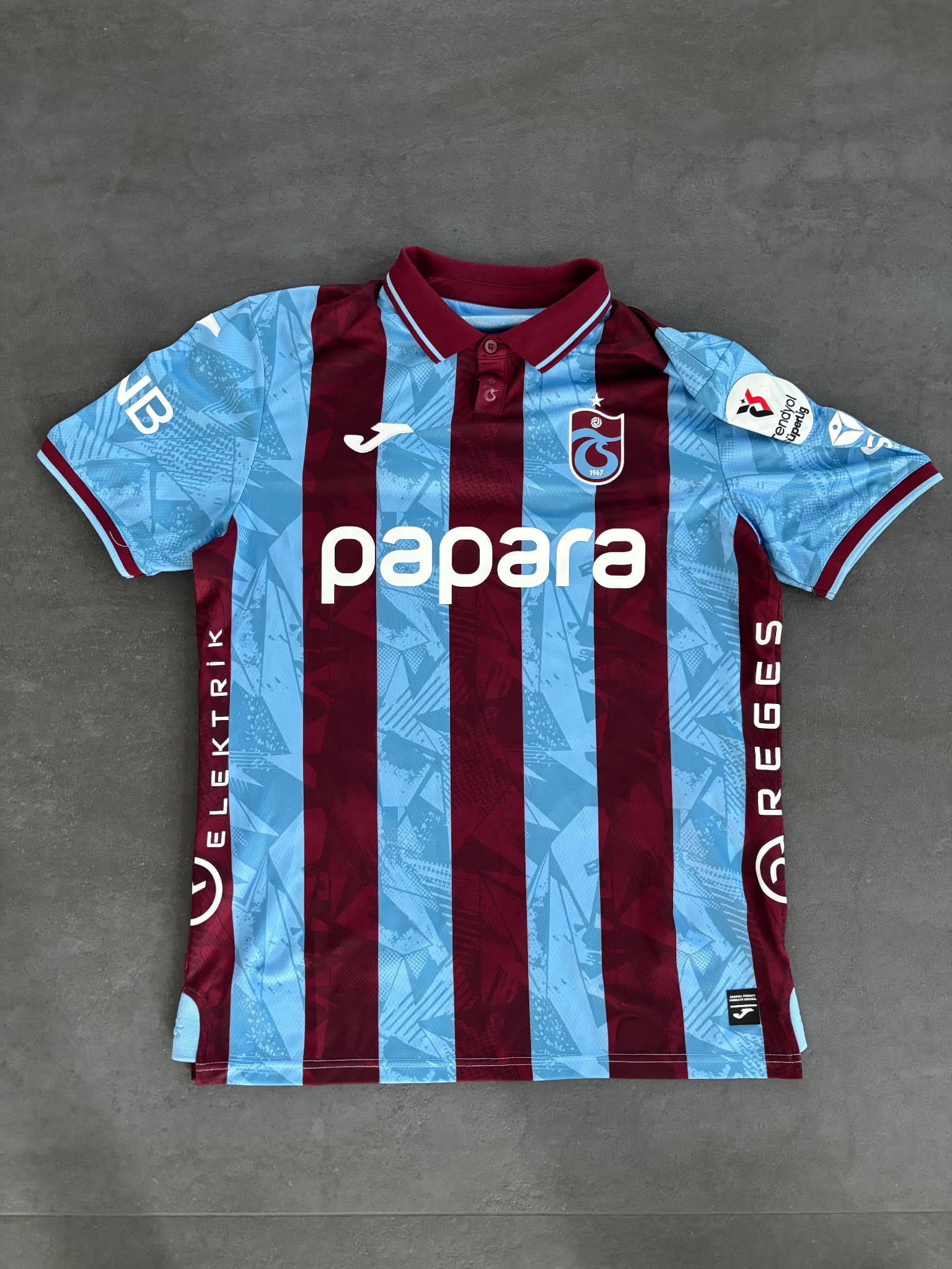 Trabzonspor, Taha INCE, signed, match-issued, coa