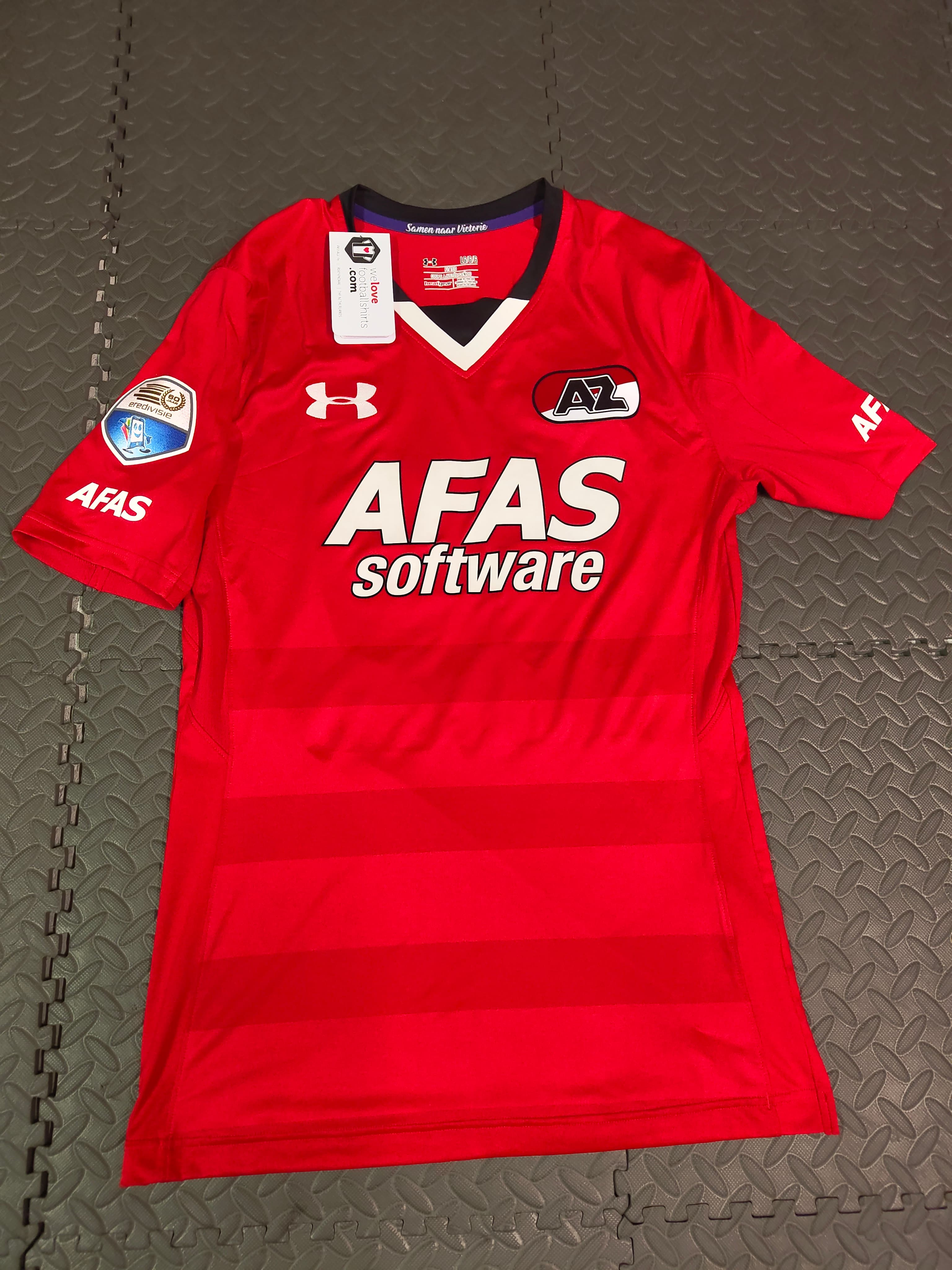 Match issued shirt - AZ / Jop Van Der Linden