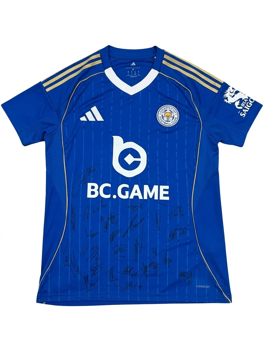 Leicester City FC Signed Football Shirt | Official Jersey 2024/2025