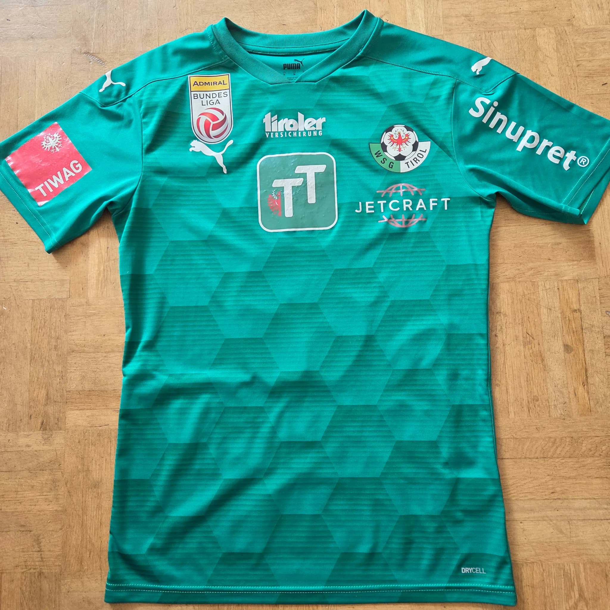 Matchworn Trikot Shirt WSG Tirol Swarowski Puma Österreich