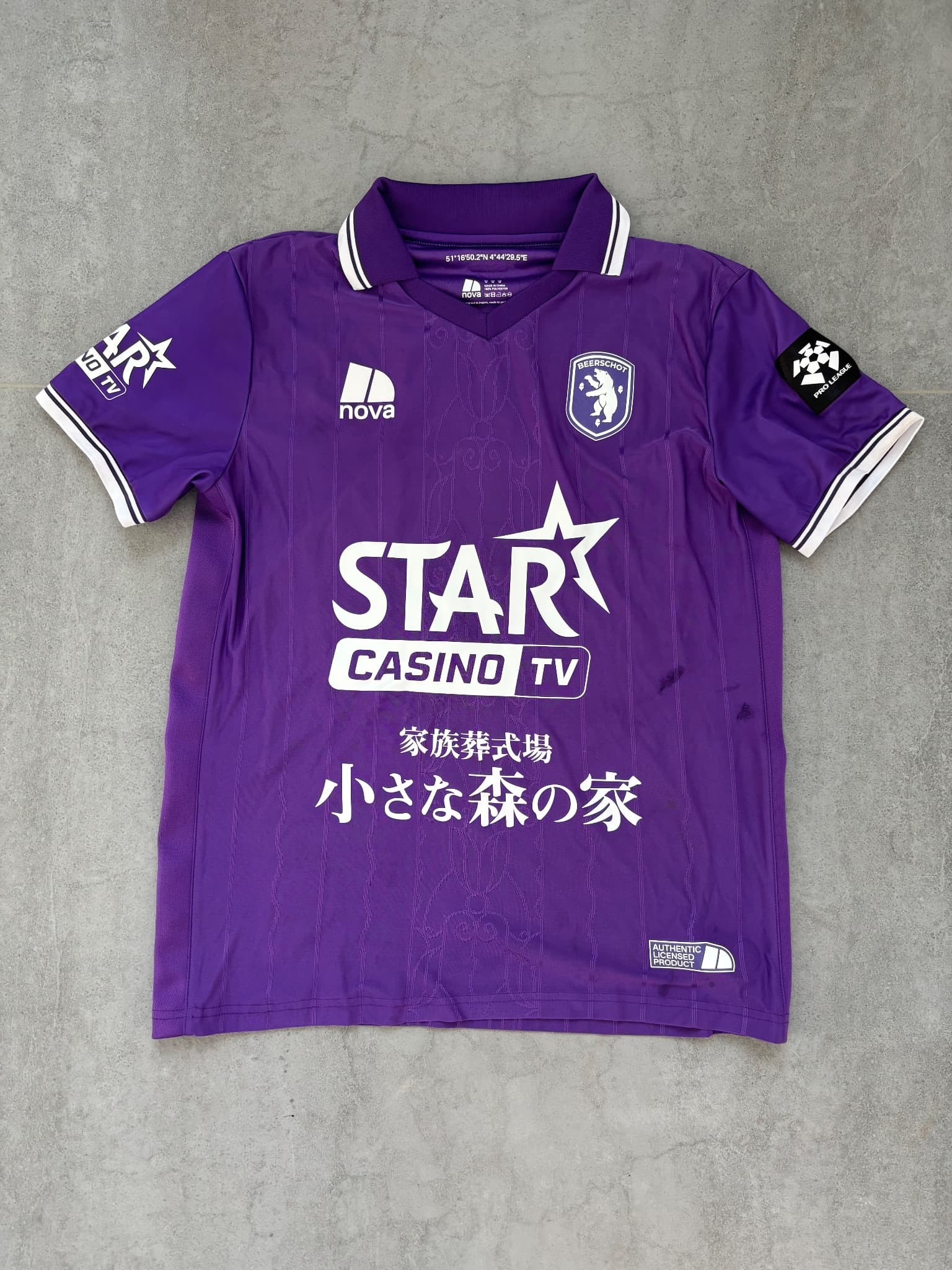 K. Beerschot V.A., Milan GOVAERS, signed, matchworn, coa