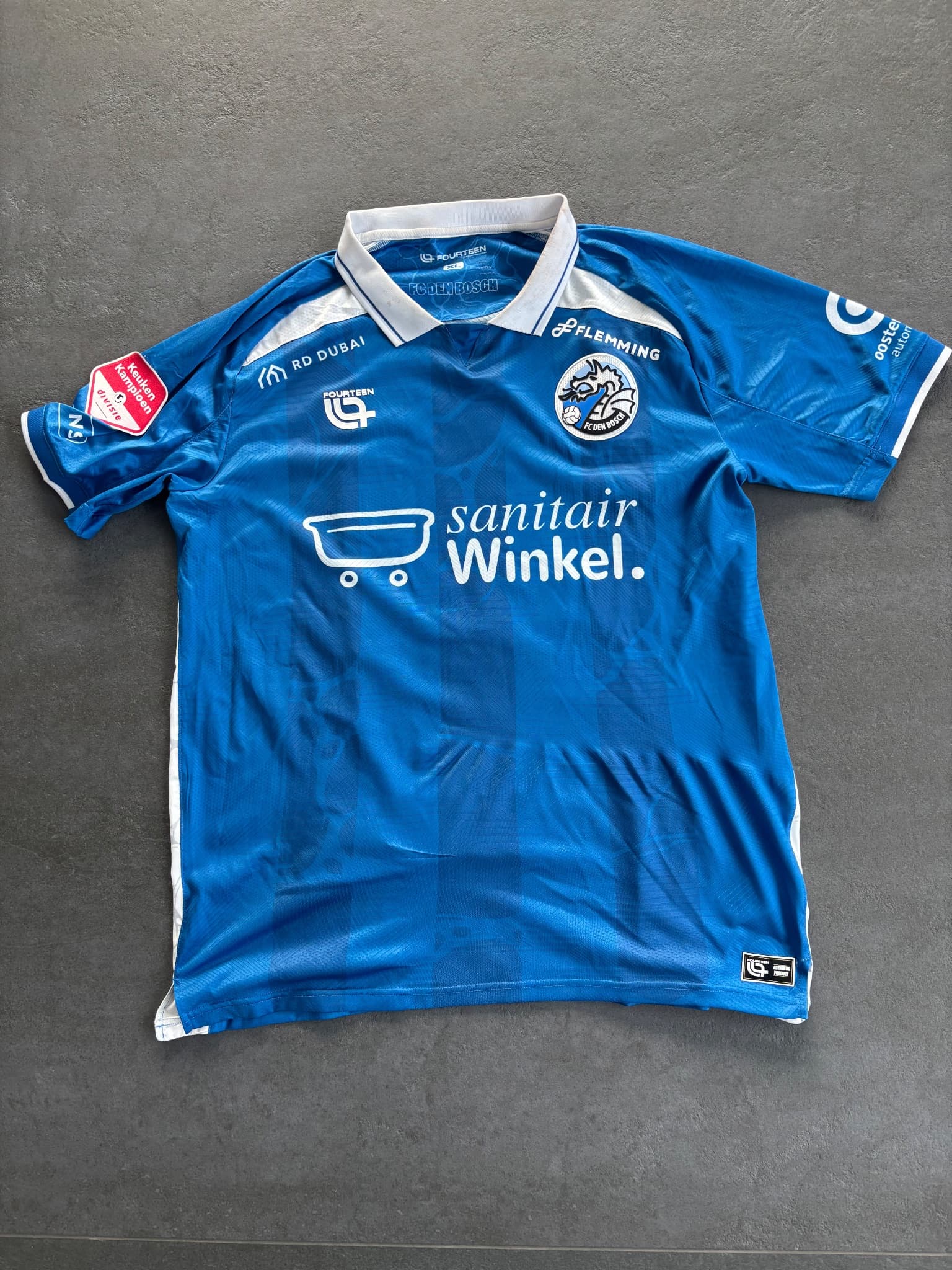 FC Den Bosch, Jeffrey FORTES, signed, matchworn, coa