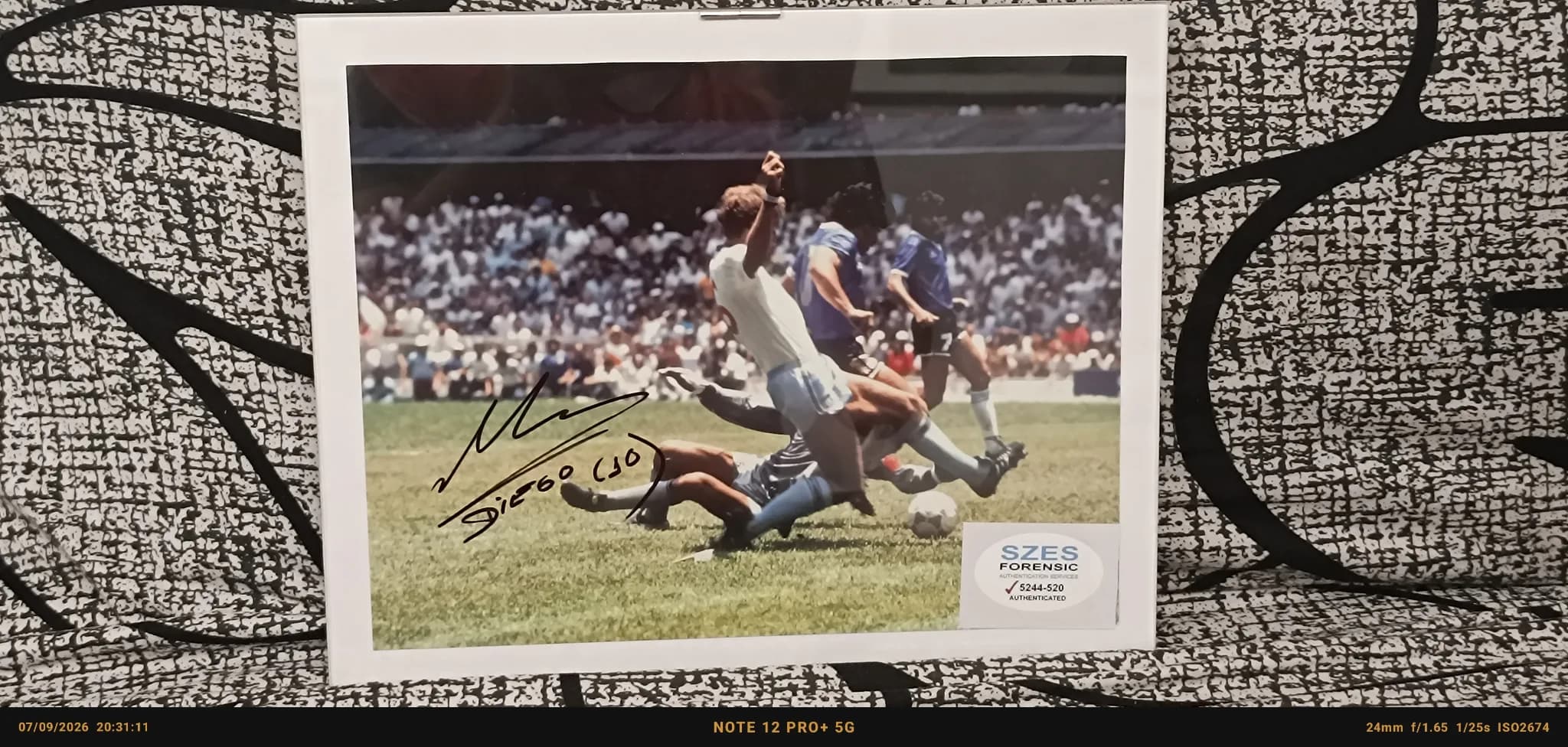 Foto firmada