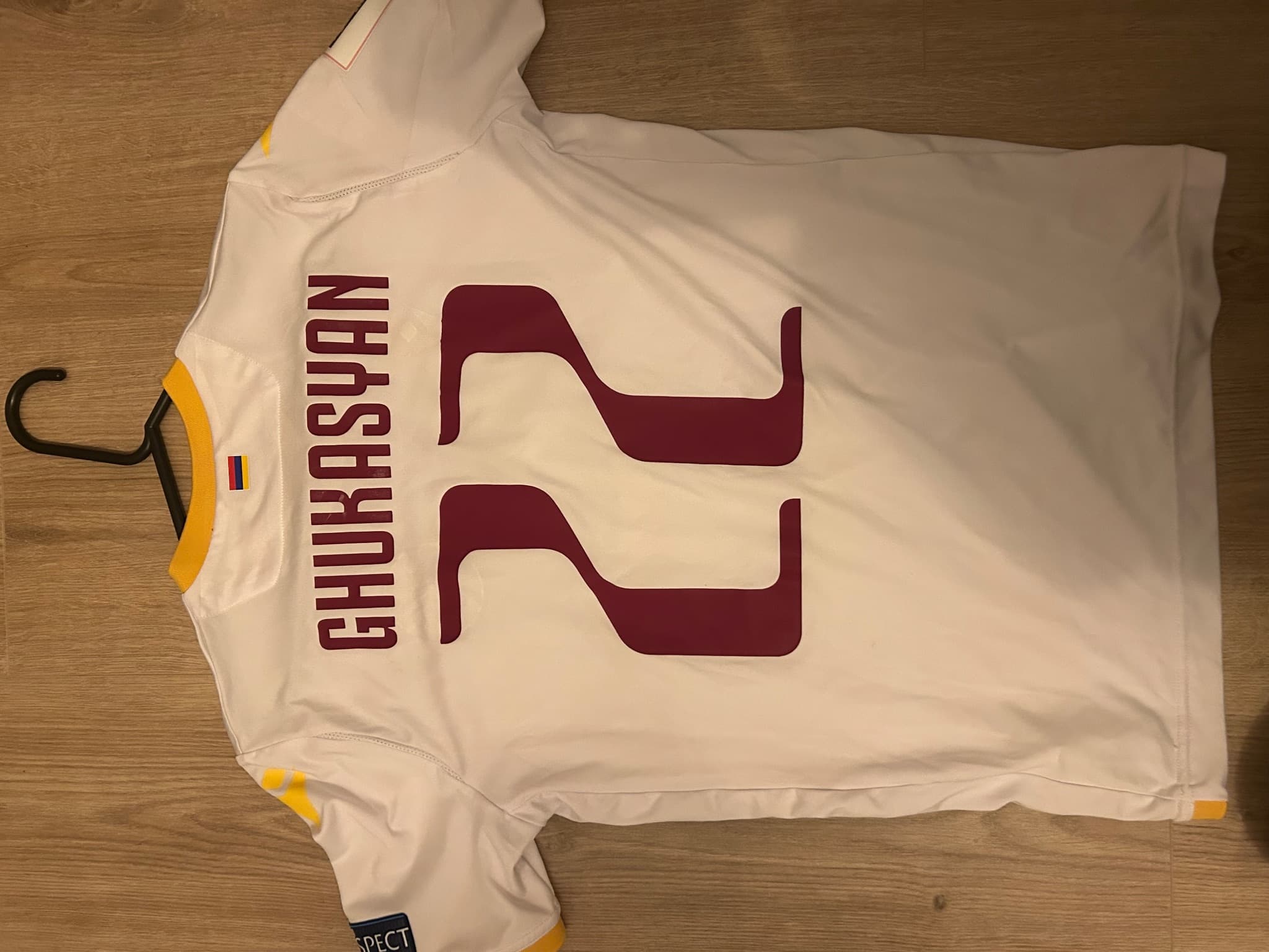 Armenia Woman Ghukasyan #22 Match worn shirt Fifa woman’s World Cup Qualifiers.