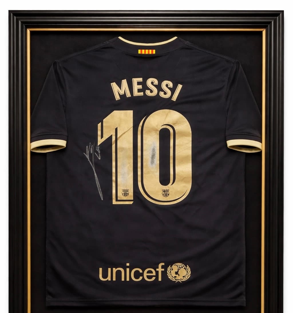FCB MESSI 2021-2022 Fan Shirt Signed