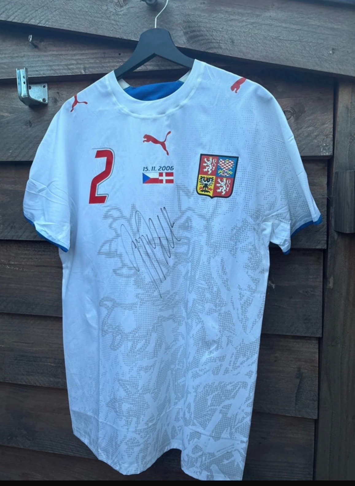 Matchworn Zdenek Grygera | Tsjechië - Denemarken