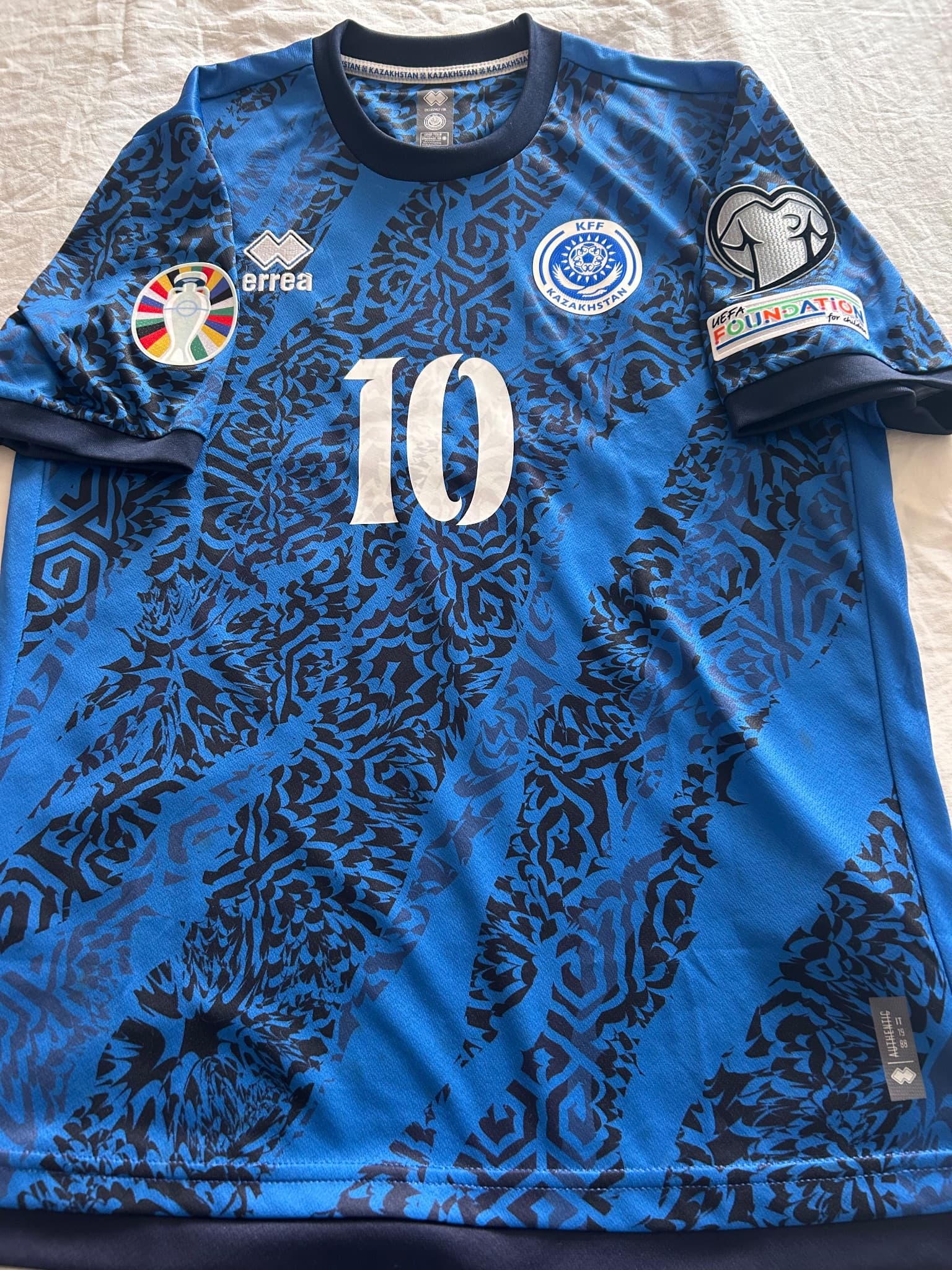 Match prepared shirt Kazachstan