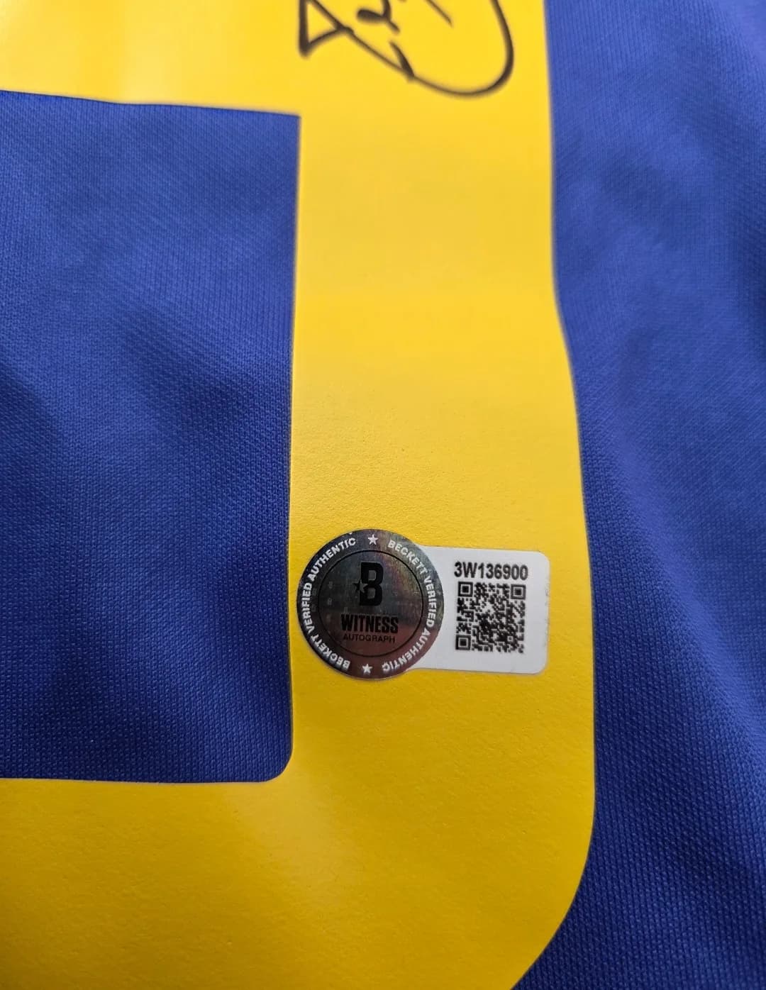Carlos Tevez Boca Juniors signed shirt