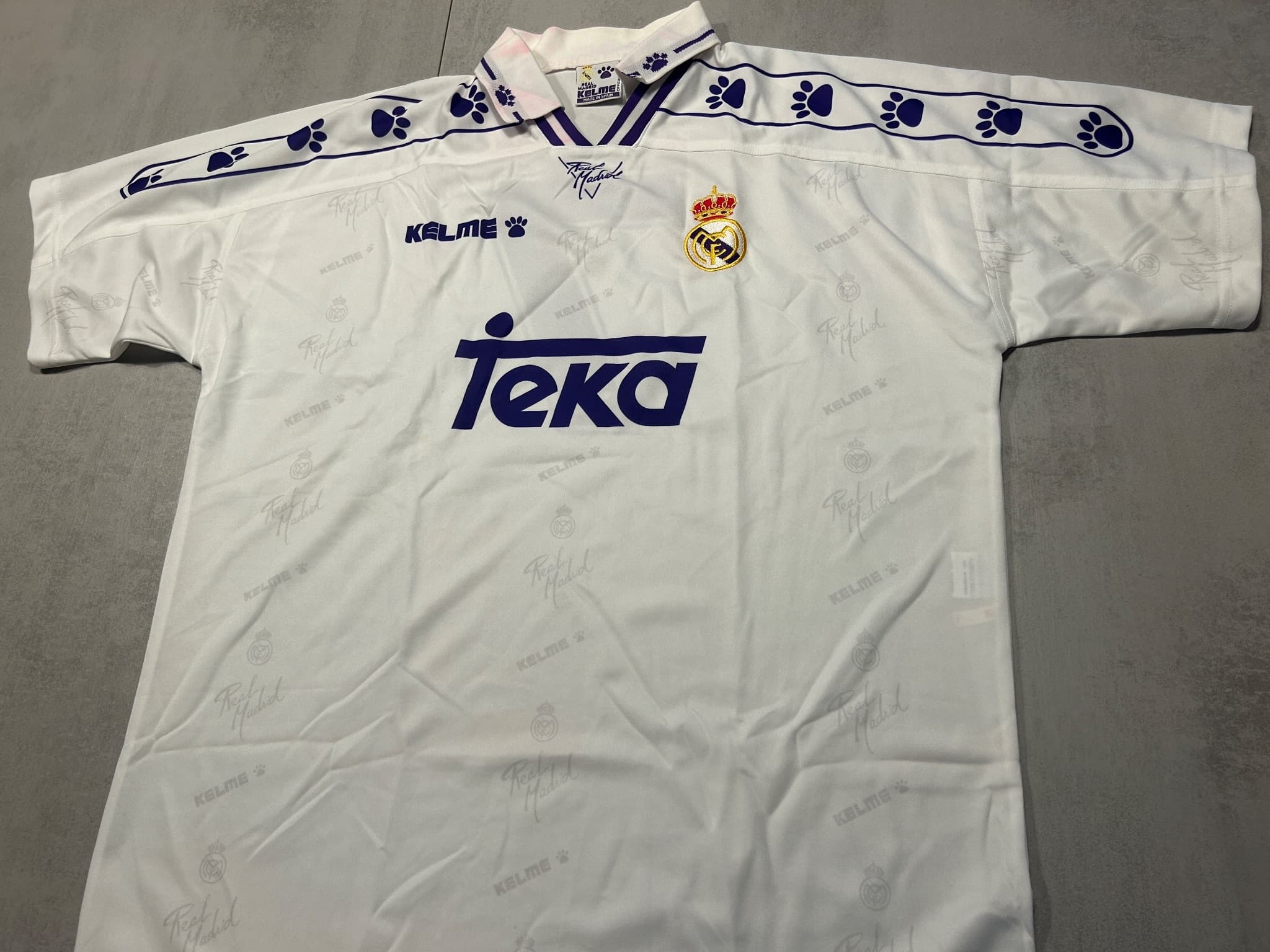 Real Madrid 1996/97 Kelme #7 – Player Issue – Teka