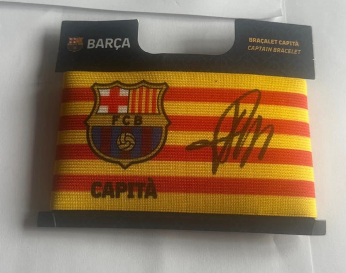 Jordi Alba Signed captain armbrand